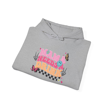 Mama Needs A Drink Heavy Blend™ Hooded Sweatshirt