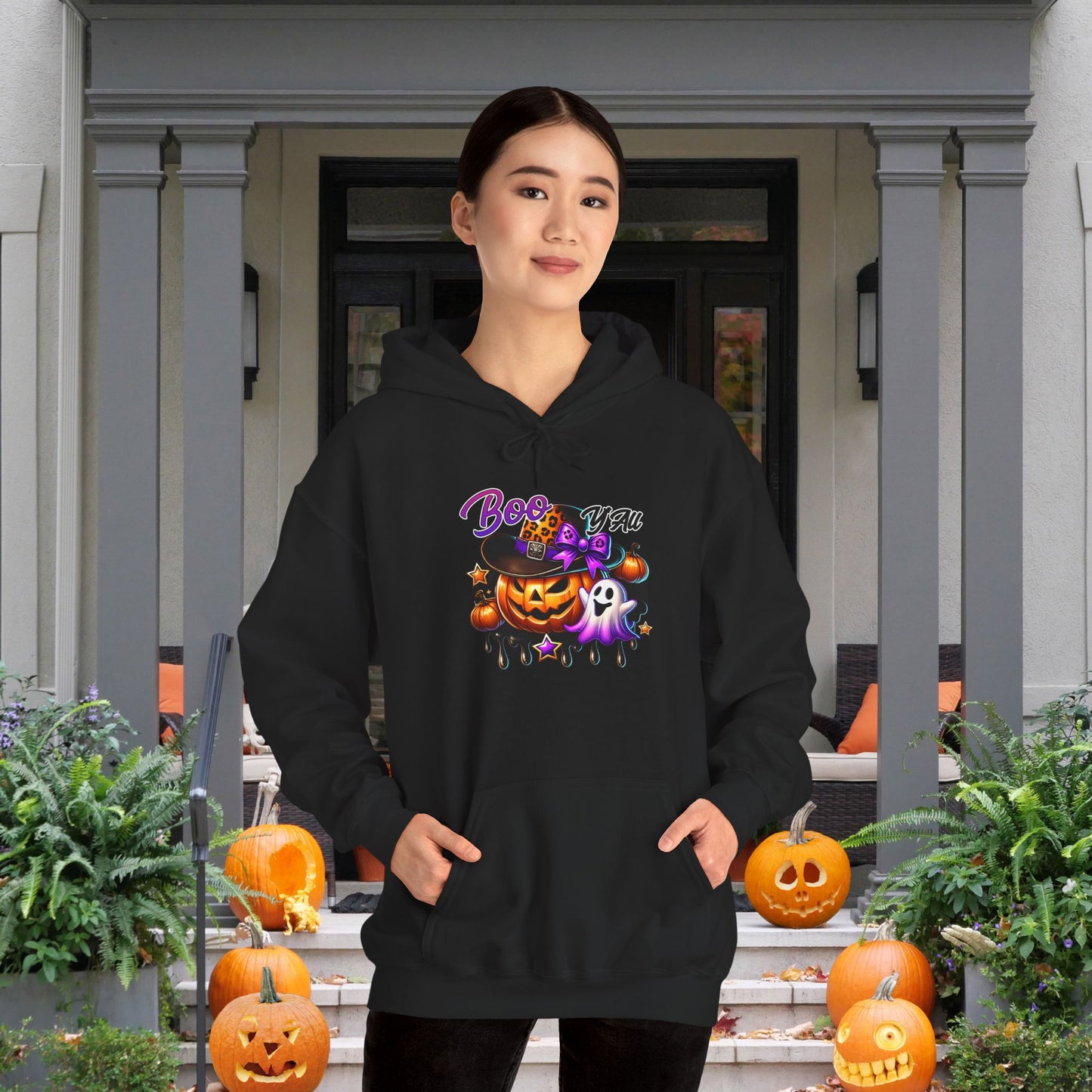 Boo Y'all Heavy Blend™ Hooded Sweatshirt