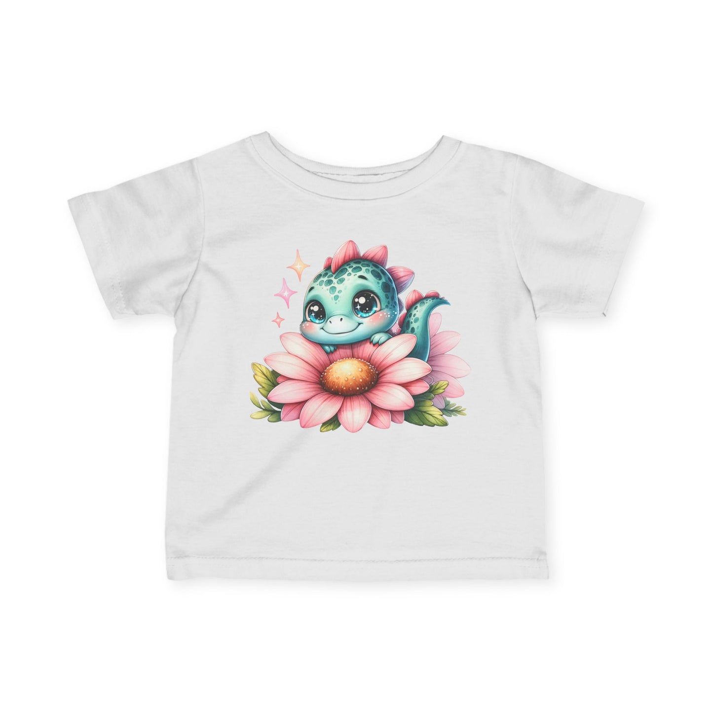 ""Dinosaur Flower Infant Soft T-Shirt