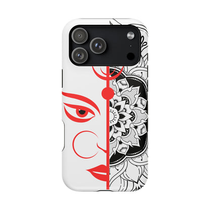 Goddess Durga Mata w/Manala MagSafe® Compatible Tough Case for iPhone