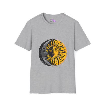 Sun Moon Stars Adult T-shirt