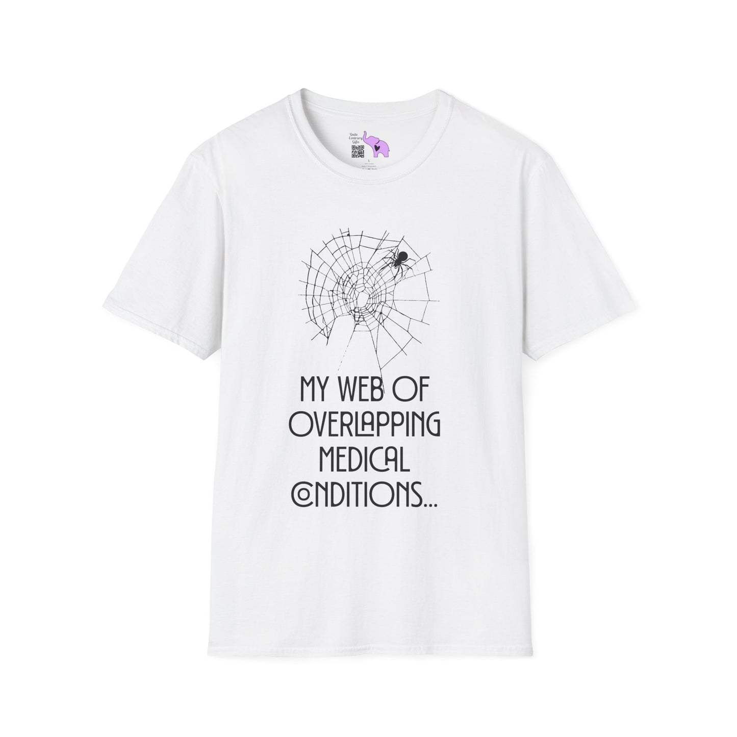 My Web of Overlapping Medical Conditions Adult T-shirt