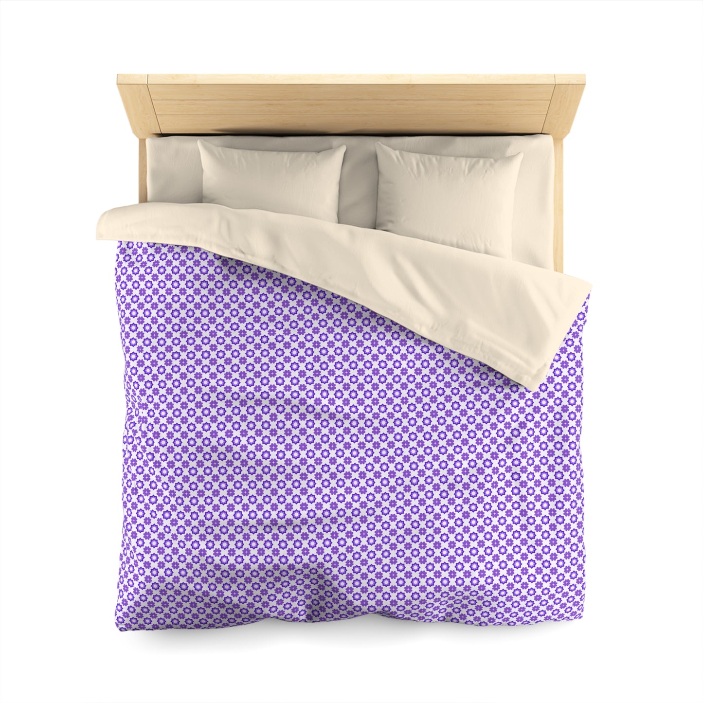 Purple Prism Garden Duvet Bedding Set