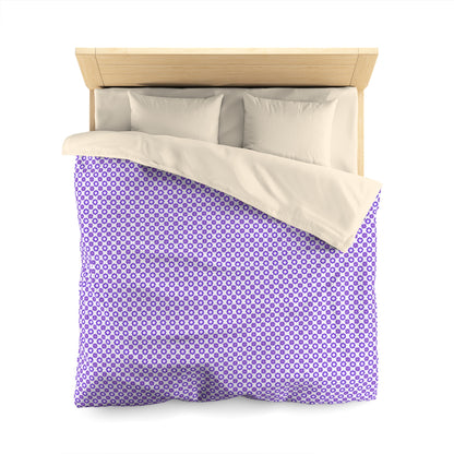 Purple Prism Garden Duvet Bedding Set