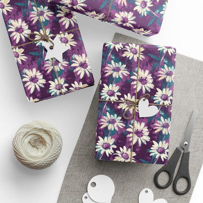 Twilight Daisy Meadow Wrapping Paper