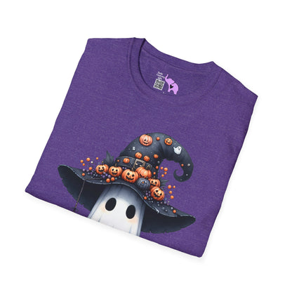 Spooky Season Cute Ghost Adult T-shirt