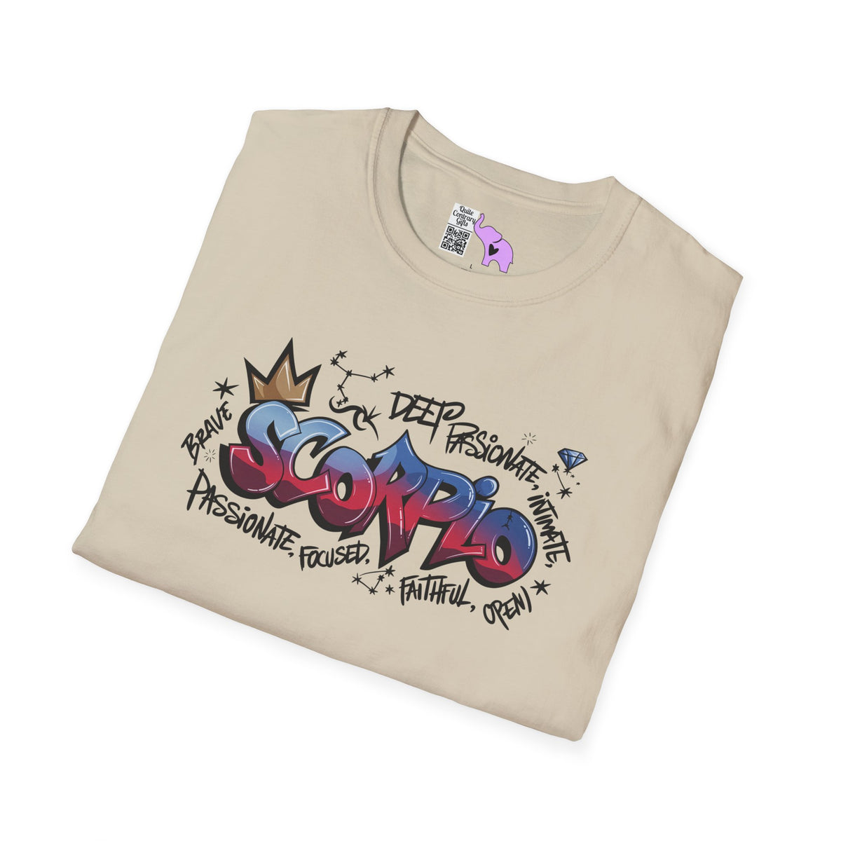Scorpio Street Art Adult T-shirt