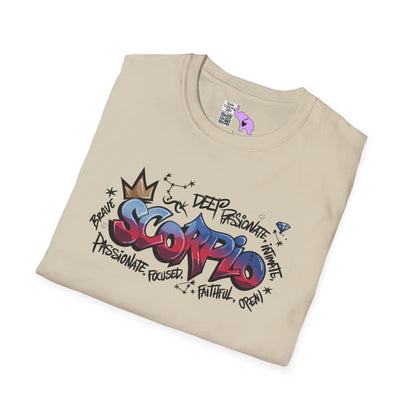 Scorpio Street Art Adult T-shirt