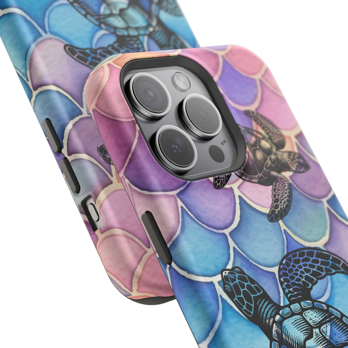 Sea Turtle Silhouette MagSafe® Compatible Tough Case for iPhone