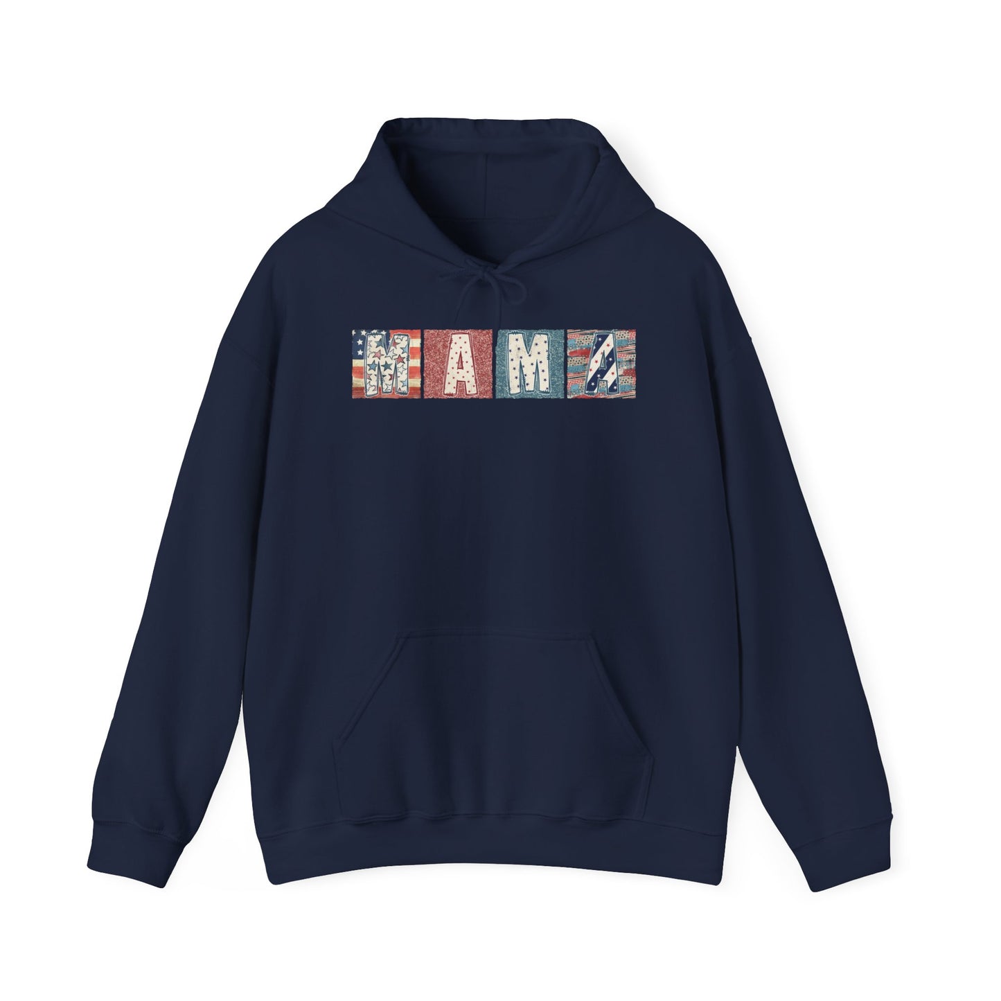 Mama (Patriotic) Heavy Blend™ Hooded Sweatshirt