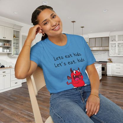 Lets Eat Kids Good Grammar Saves Lives Adult T-shirt