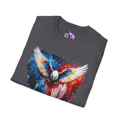 American Bald Eagle in Flight Adult T-shirt