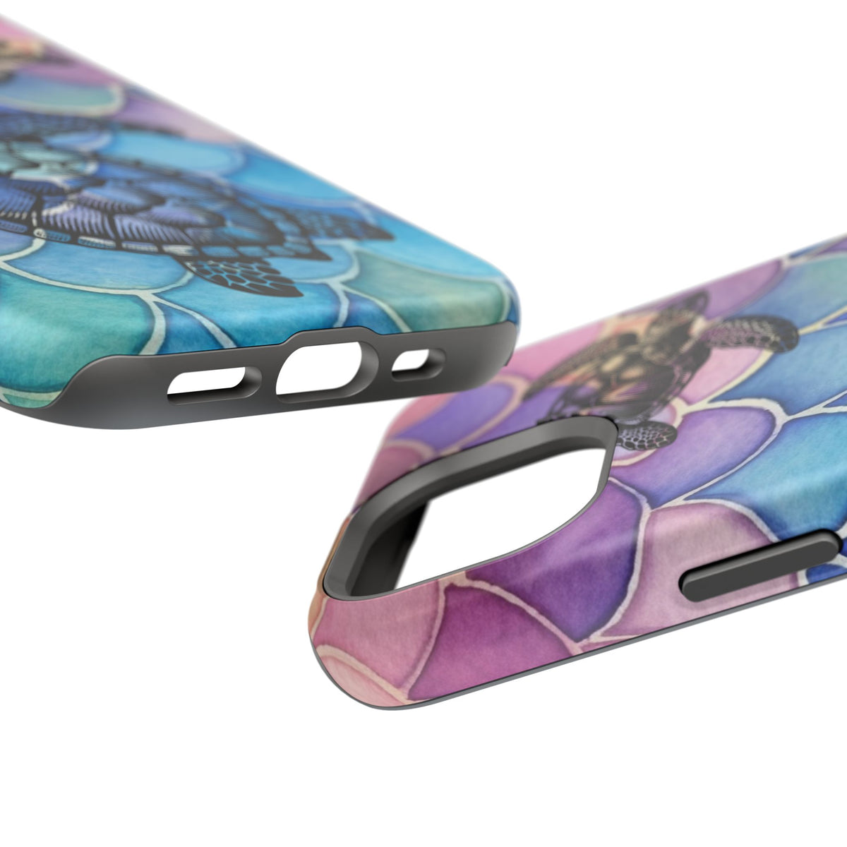 Sea Turtle Silhouette MagSafe® Compatible Tough Case for iPhone