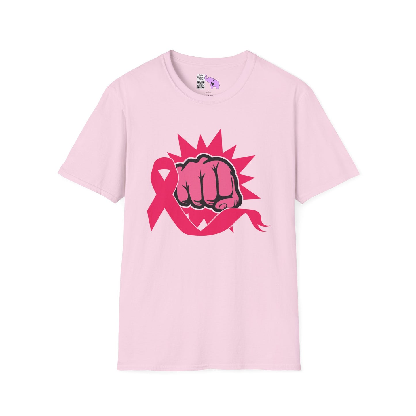 Breast Cancer Warrior Punch Adult T-shirt
