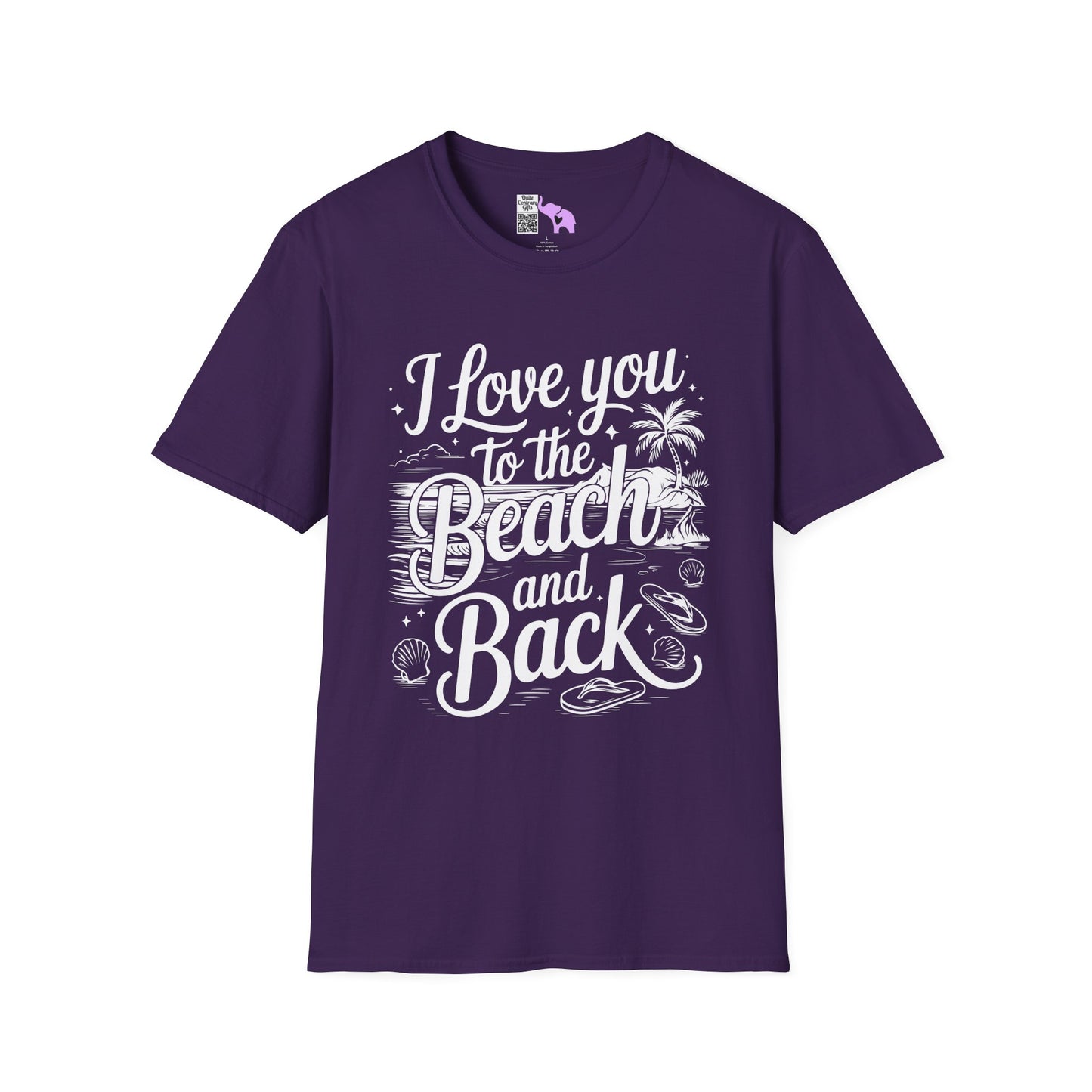 I Love You to the Beach and Back Adult T-shirt