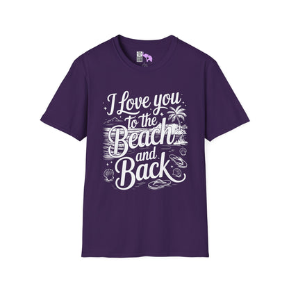 I Love You to the Beach and Back Adult T-shirt