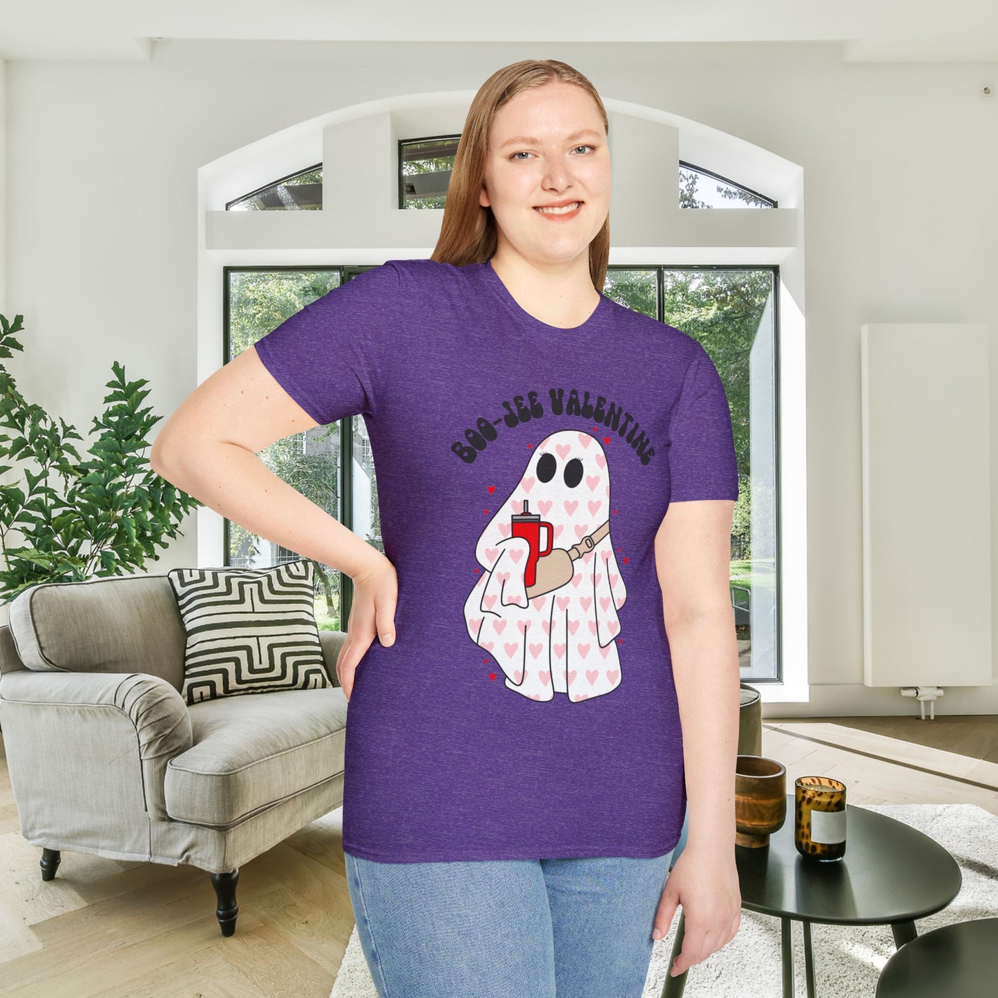 Boo-Jee Valentine Adult Unisex Tshirt