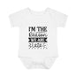 I'm The Reason We Are Late Infant Baby Rib Bodysuit