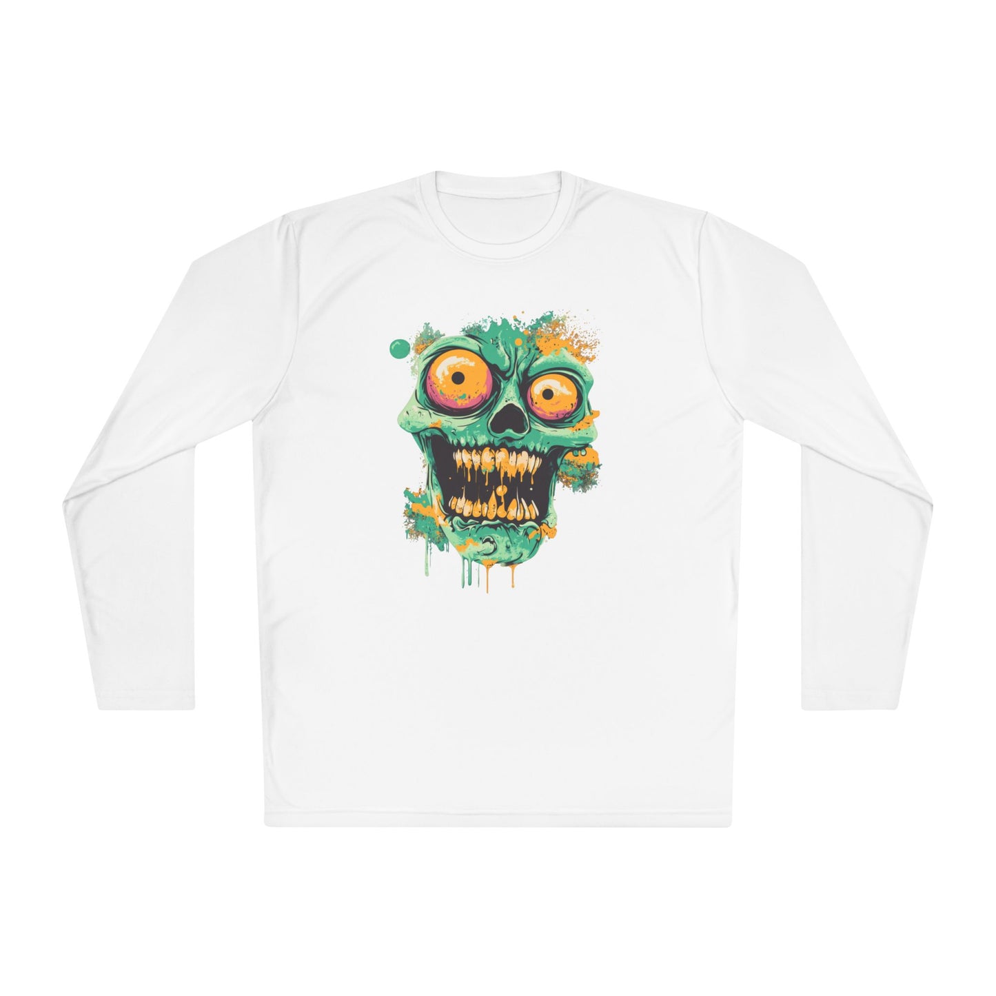 Creepy Ghoul Adult Long Sleeve Tee