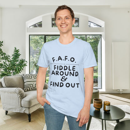 Fiddle Around & Find Out Adult T-shirt