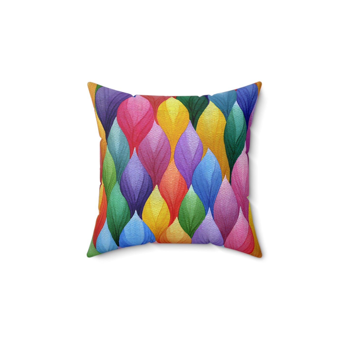 Vivid Vortex Throw Pillow