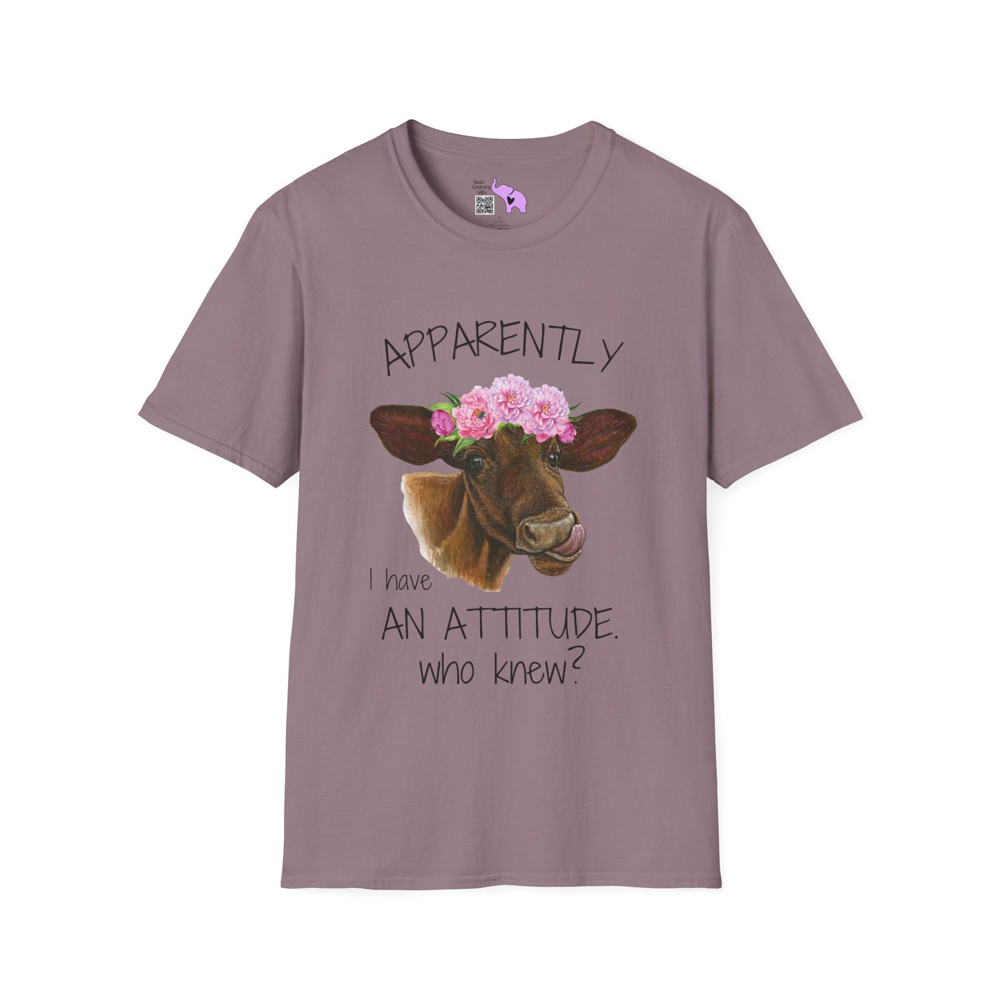 Apparently I Have An Attitude. Who Knew? Adult T-shirt