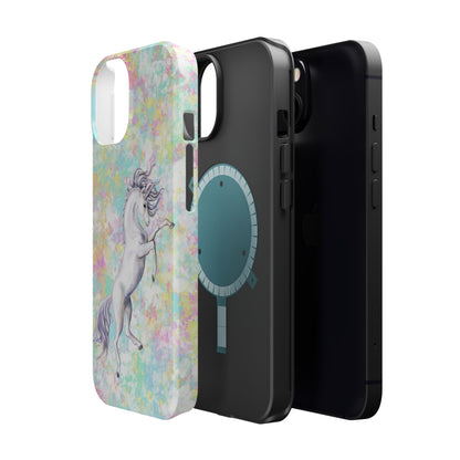Pastel Pegasus MagSafe® Compatible Tough Case for iPhone