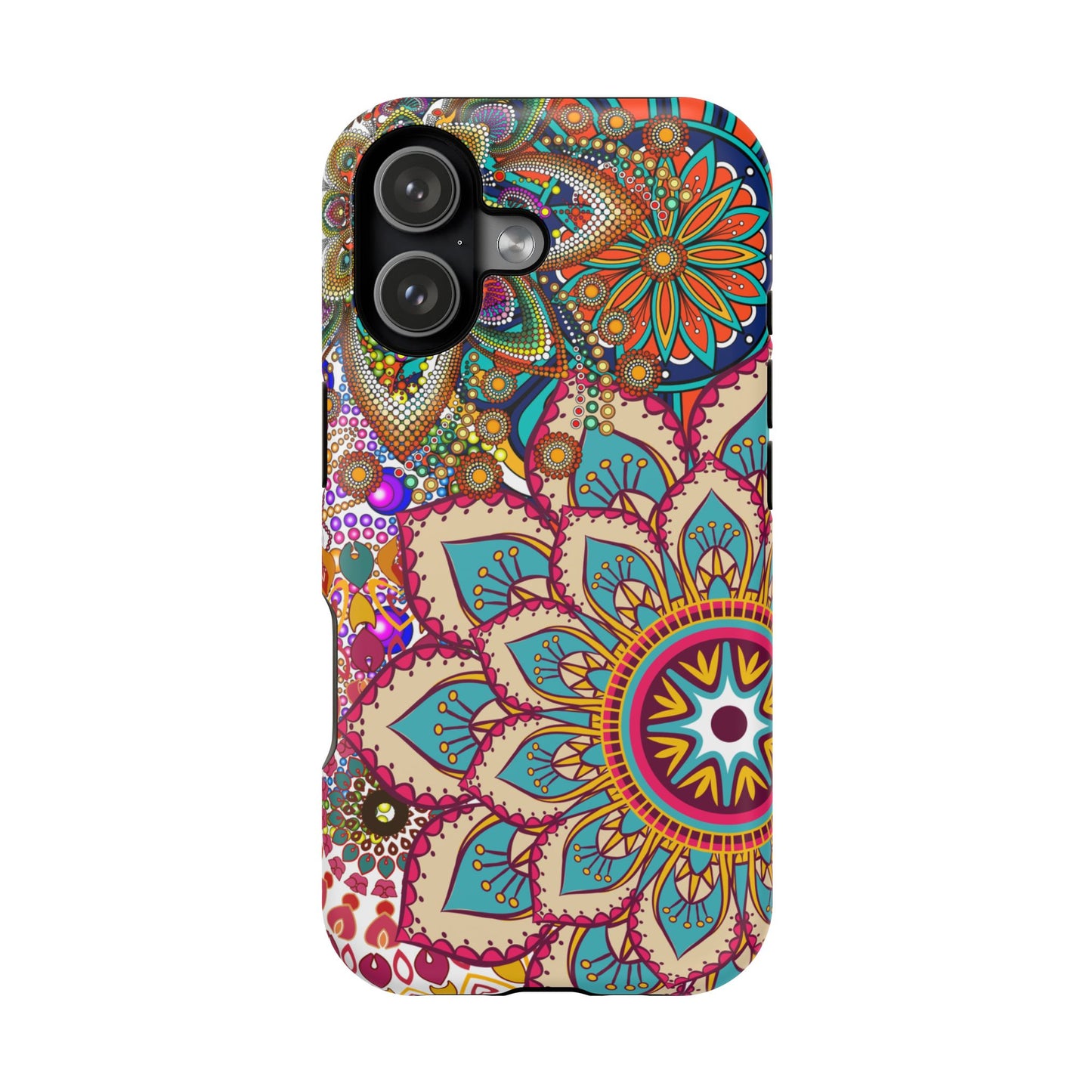 Colorful Mandala MagSafe® Compatible Tough Case for iPhone