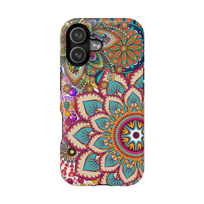 Colorful Mandala MagSafe® Compatible Tough Case for iPhone