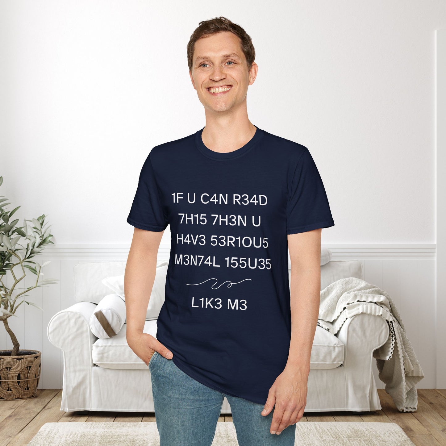1F U C4N R34D 7H15 Adult T-shirt