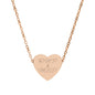 Initials (Simple) Personalized Engraved Heart Necklace