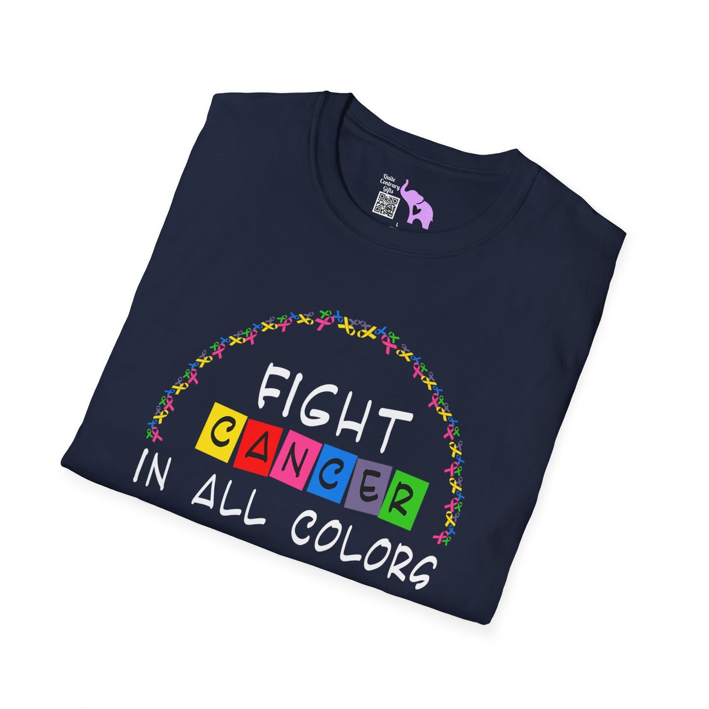 Fight Cancer in All Colors 11 Adult T-shirt