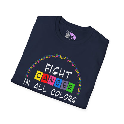 Fight Cancer in All Colors 11 Adult T-shirt