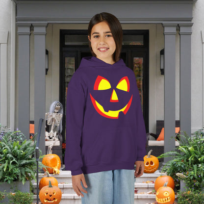 Pumpkin Smile Youth Heavy Blend Hoodie