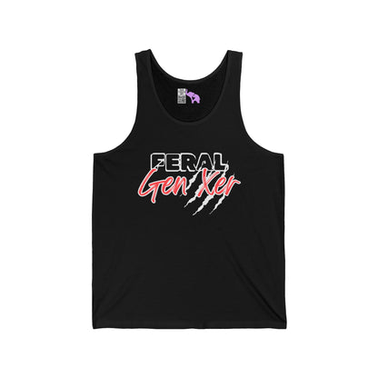 Feral GenXer w/Claws Adult Unisex Tank