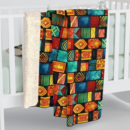 Imani Flow Sherpa Fleece Blanket