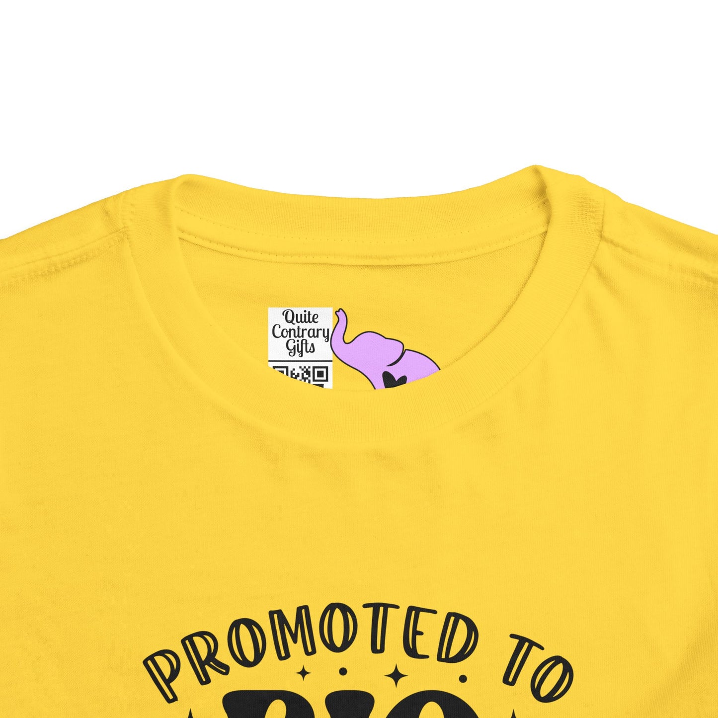 Promoted to Big Sister (Script) Toddler Tee