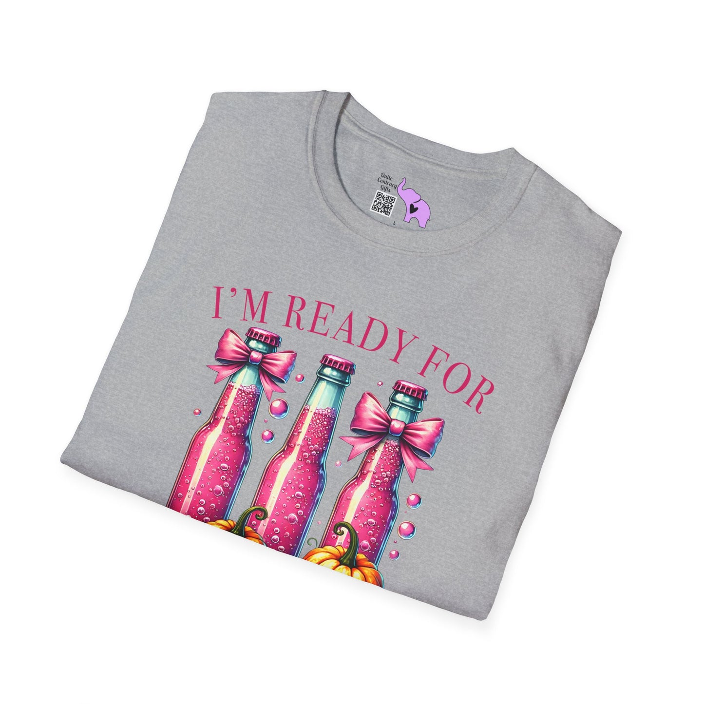I'm Ready for Beerloween Pink Adult T-shirt