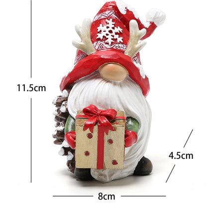 Christmas Gnome Resin Ornaments