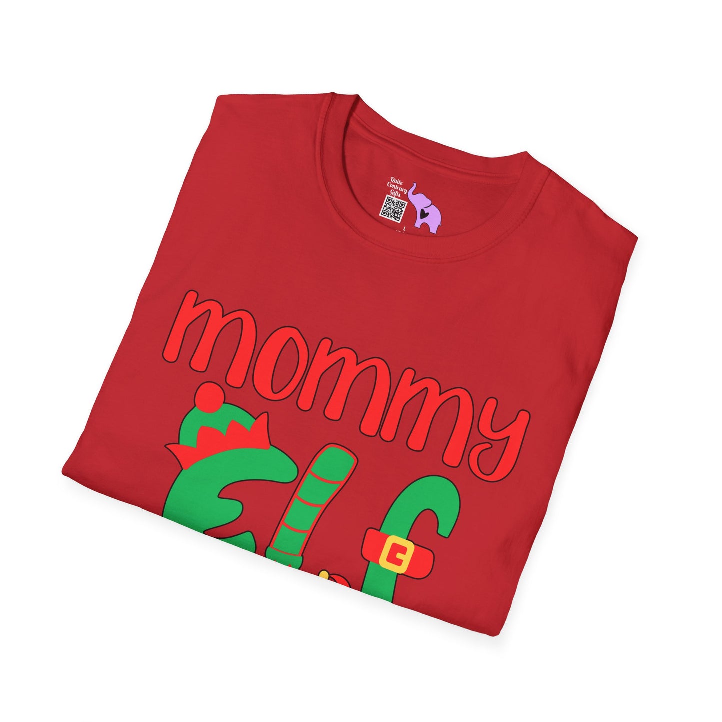 Mommy Elf Adult T-shirt