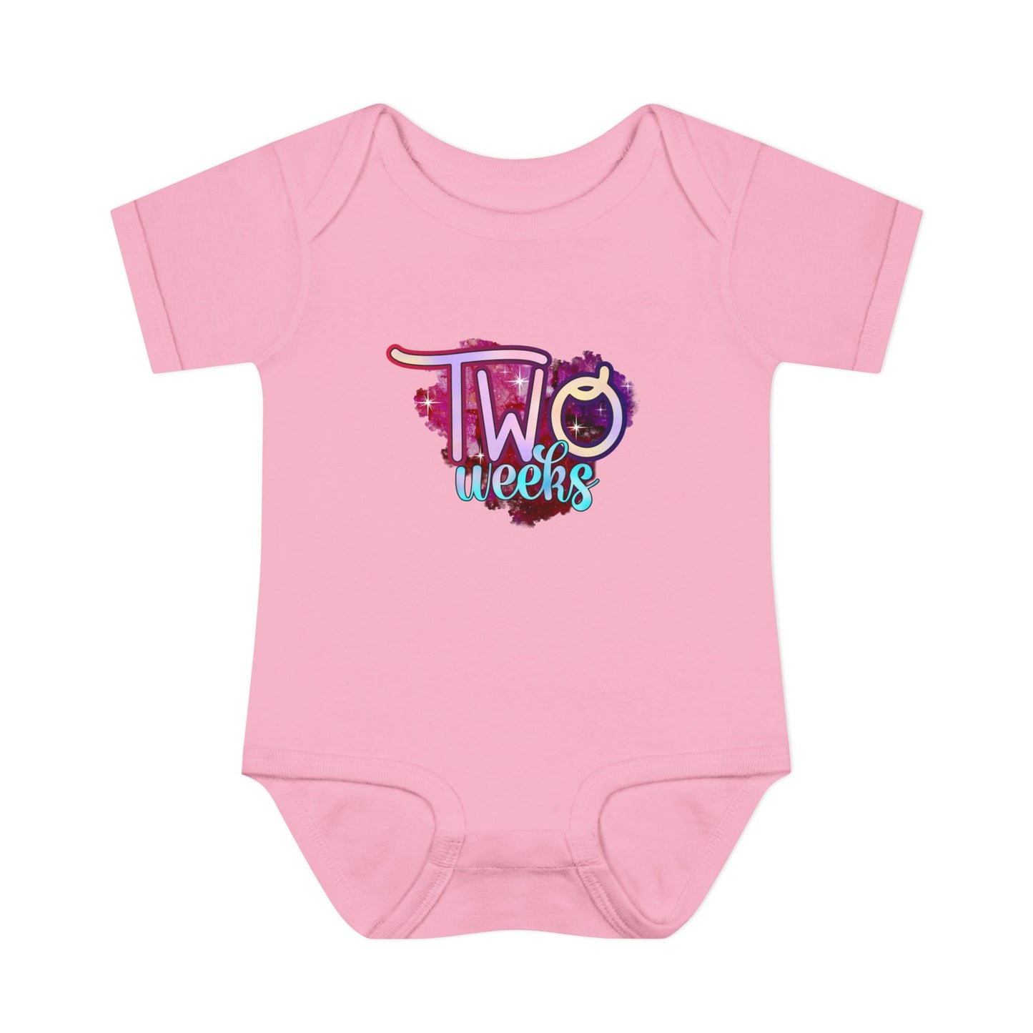 Stardust Baby Milestone Bodysuit-Two Weeks