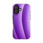 Purple Gradient Stripes MagSafe® Compatible Tough Case for iPhone