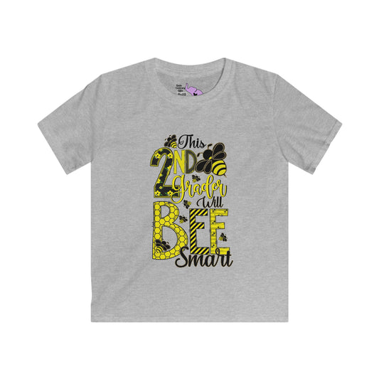 This 2nd Grader Will Bee Smart Youth Softstyle Tee