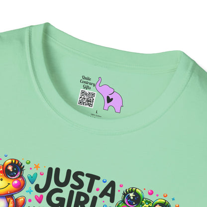 Just A Girl Who Loves Frogs Adult T-shirt