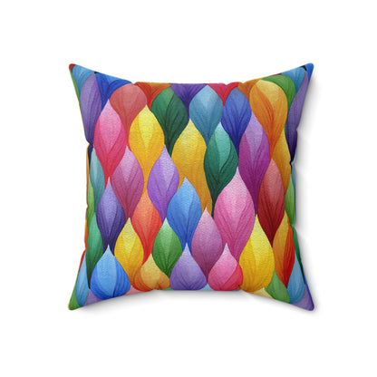 Vivid Vortex Throw Pillow