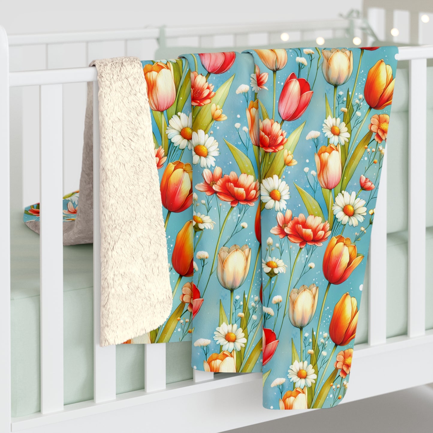 Butterfly Bloom Fleece Blanket