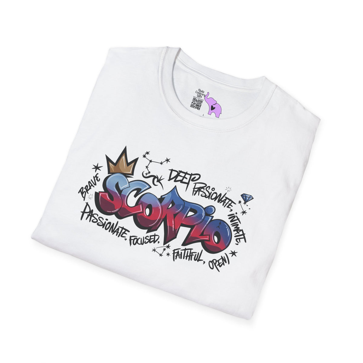 Scorpio Street Art Adult T-shirt