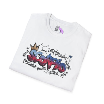 Scorpio Street Art Adult T-shirt