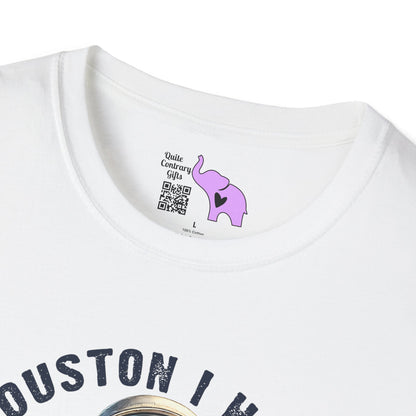 Astronaut Panda Houston I Have So Many Problems Adult T-shirt