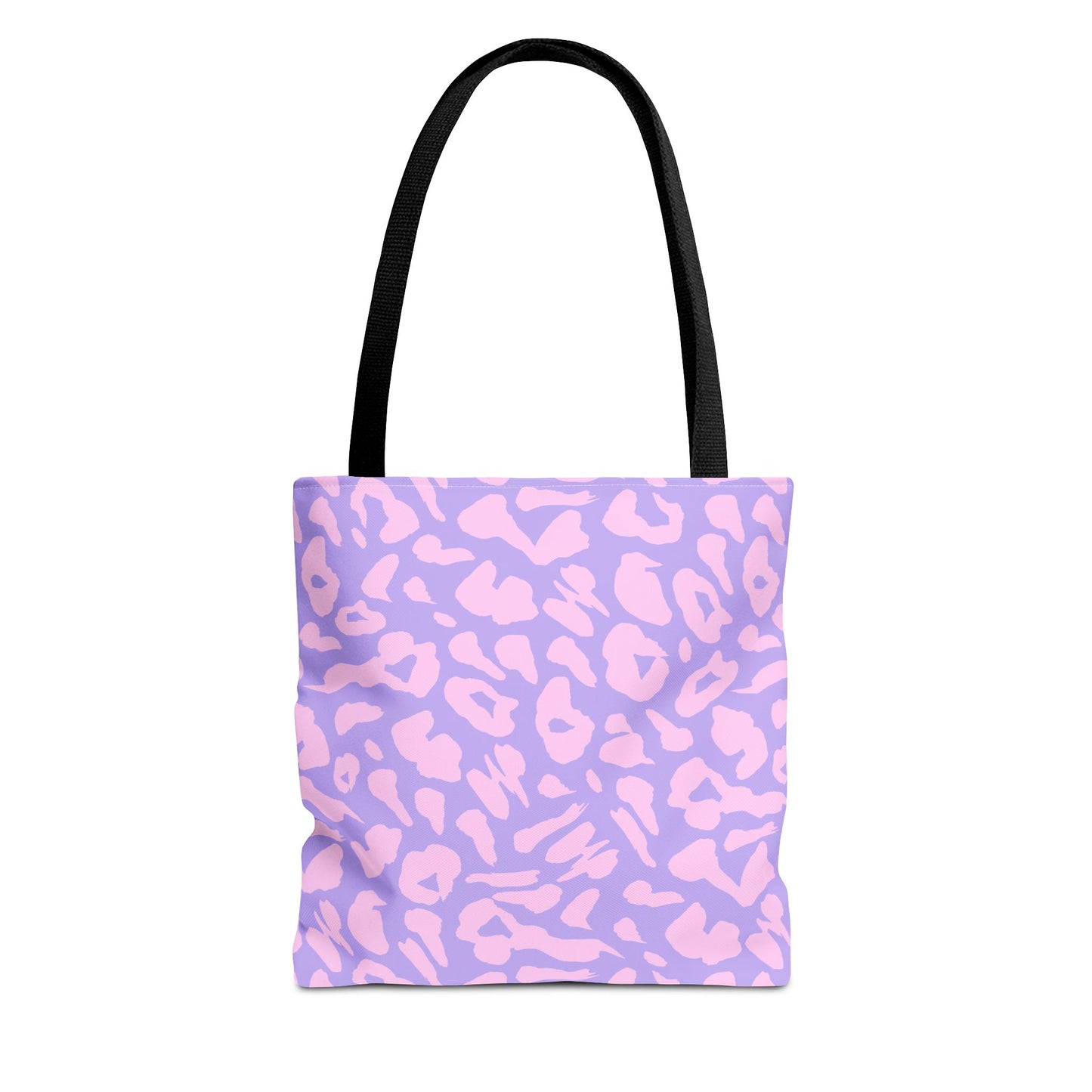 Cotton Candy Cheetah Print Canvas Tote Bag